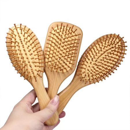 برس چوبی بامبو bamboo hair brush