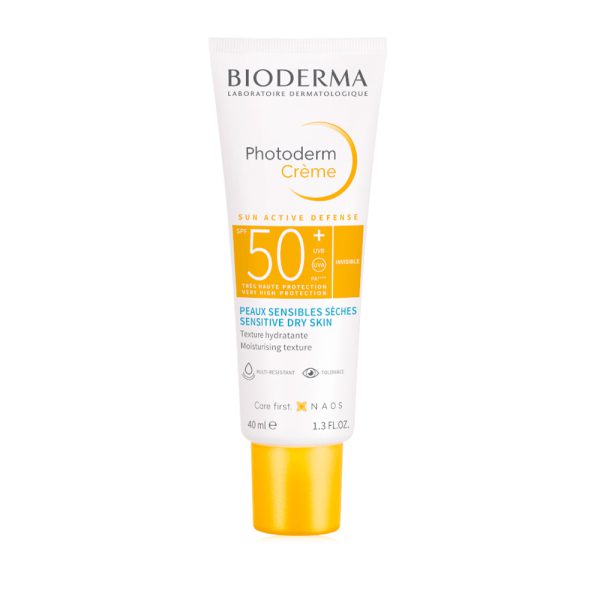 کرم ضد آفتاب بایودرما پوست حساس و خشک مدل Bioderma Photoderm Crème SPF50+