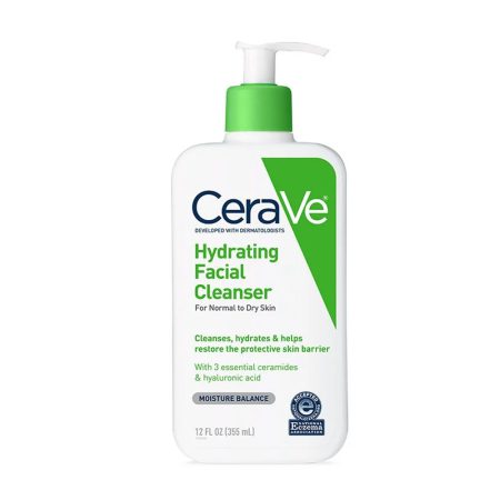 ژل شستشو و آبرسان صورت پوست نرمال تا خشک سراوی Cerave hydrating Facial Cleanser 355 ML