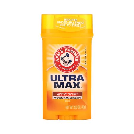 مام صابونی اولترا مکس اکتیو اسپرت آرم اند هامر Arm & Hammer Antiperspirant Deodorant Ultra Max Active Sport